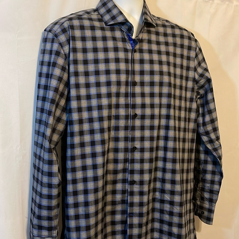 ANDREW FEZZA Button Down Shirt. Size 16- 16 1/2. 34/35 sleeve - Picture 2 of 11